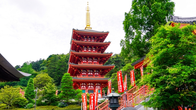 高幡不動尊の五重塔